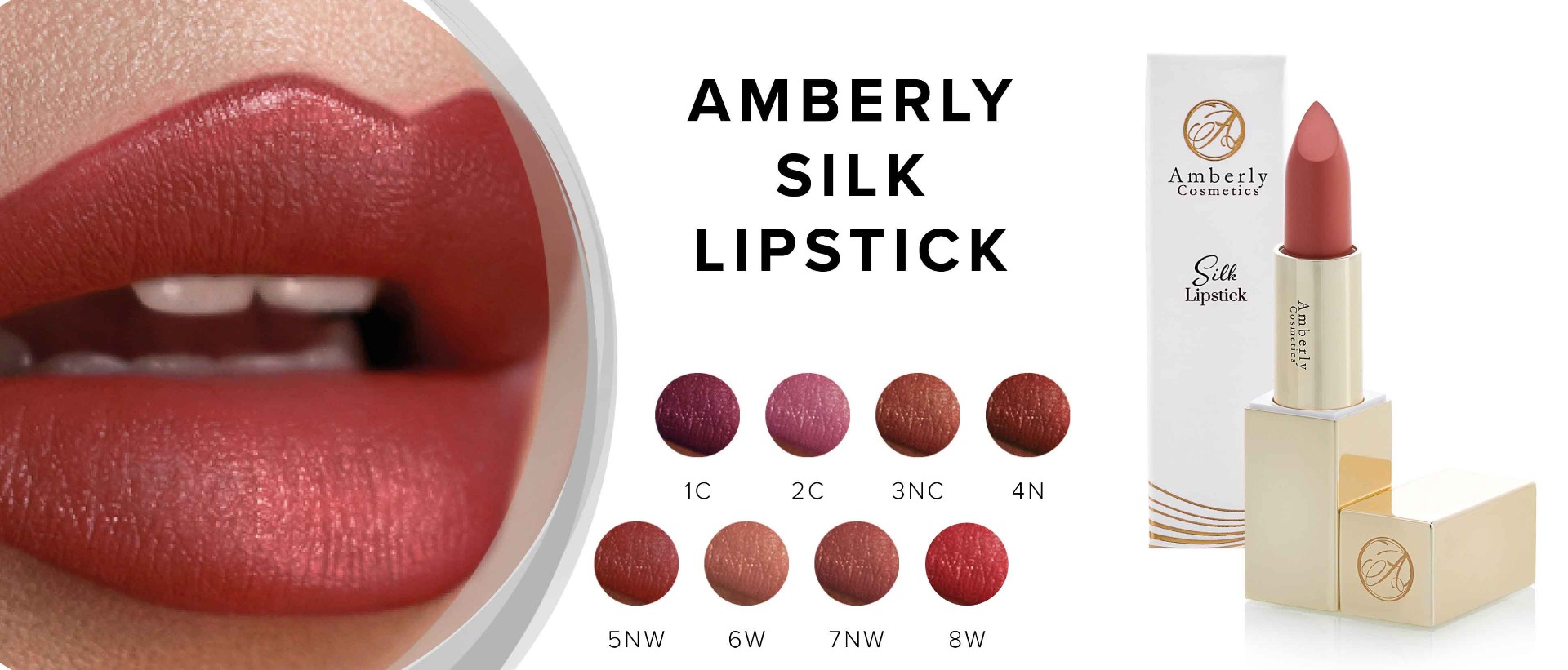 Amberly Silk lipstick farger