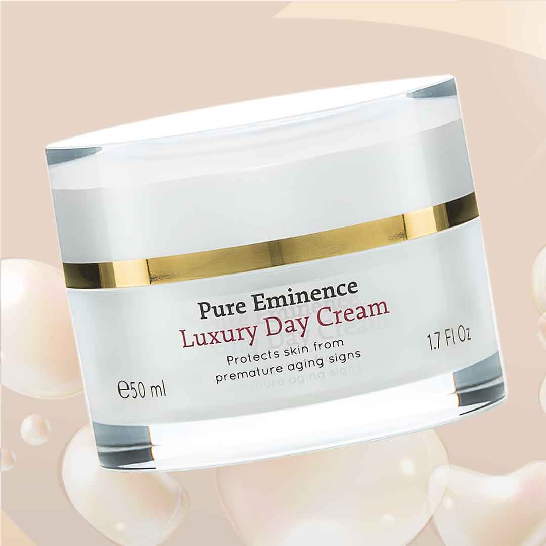 Dagkrem for å pleie huden